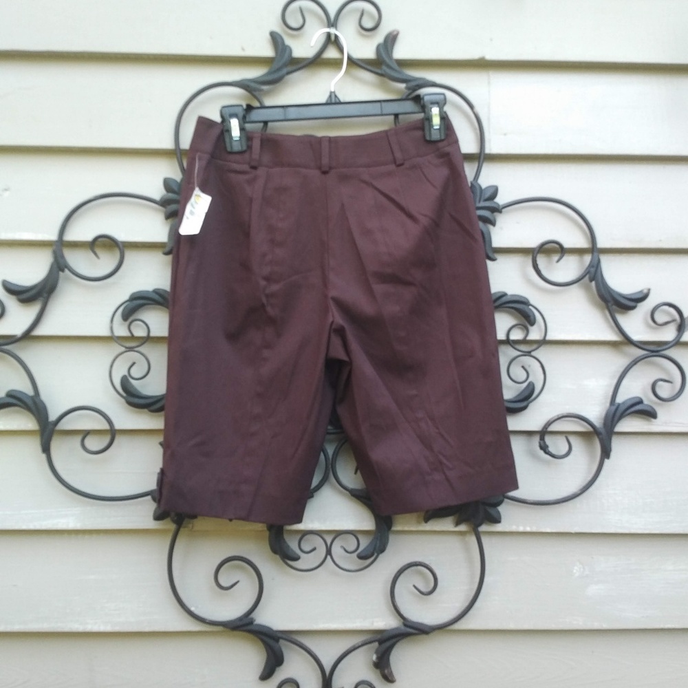 Talbots Brown Bermuda Grandma Shorts - Picture 4 of 6
